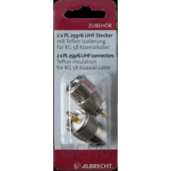 Albrecht PL259/6 male 2er Blister