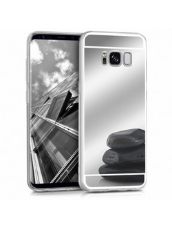 Θήκη σιλικόνης Back Cover Forcell Mirror Slim Fit Gel Case Samsung Galaxy S8 (G950F) ασημί