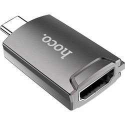 Αντάπτορας Hoco UA19 USB-C σε HDMI 4K 30Hz (3840*2160P) Θηλυκό Γκρι