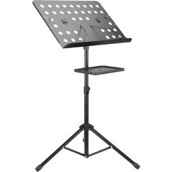 BRATECK αναλόγιο μουσικής MSS01-8, 75150cm ύψος, με ράφι, μαύρο