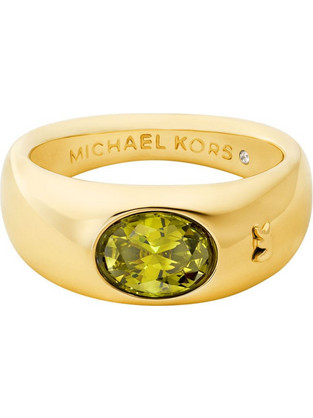 Michael Kors Γυναικείο Δαχτυλίδι Επιχρυσωμένο με Ζιργκόν MKJ8483710