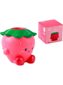 I-Total Pencil Holder ''Stella Strawberry'' Πλαστική Μολυβοθήκη Φούξια XL3013F