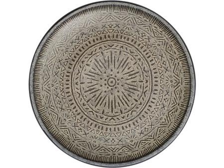 Πιάτο Stoneware Ρηχό Rune 21cm - ID Fine - 6 ΤΜΧ