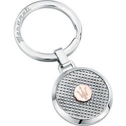 MASERATI KEYRING KMU2230101 Ασημένιο Μπρελόκ Με Λογότυπο