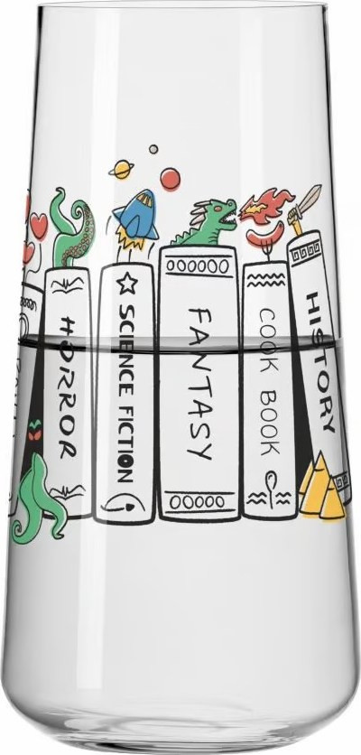 Πολυχρηστικό Ποτήρι Books 2 - Πολύχρωμο 16,60 εκ