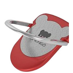 New Bear Ring Stand Holder για Κινητού σε Κόκκινο Χρώμα Κόκκινο Μεταλλικό