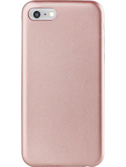 Xqisit IPhone 6G/6S/7G/8G/SE 2020 Overmold iPlate σε χρώμα Ροζ-Χρυσό