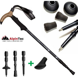 Alpintec - Μπατον Live A-Shock,T-Shape,T-Lock Black