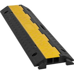 EUROLITE KB-2A Διάδρομος καλωδίων Cablebrigde 2Way Cable Crossover Yellow Cap - Eurolite