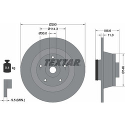 Textar Δισκόπλακα - 92269603