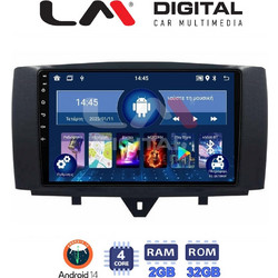 LM Digital ZL4587 Ηχοσύστημα Αυτοκινήτου με Οθόνη Αφής USB Bluetooth & GPS
