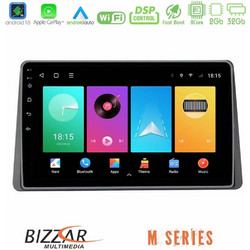 Bizzar M Series Android16 Dacia Duster 2023-2024 Ηχοσύστημα Αυτοκινήτου με Οθόνη Αφής 10" & GPS