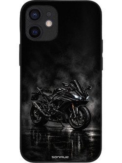 Sonique Men's Edition Back Cover Black Ride (iPhone 12 mini)