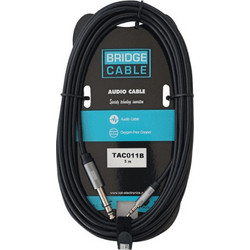 BRIDGE CABLE Καλώδιο 6,3mm Stereo - 3,5mm Stereo TAC011A 3m
