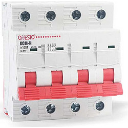REDLED Onesto Διακόπτης Φορτίου KCM-N 4P 63 A - IEC 60947-3, Ράγα DIN, 415 V