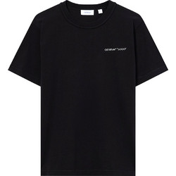 T-Shirt Logo Quote Regular 44MAA16MF26J00L001 001 black