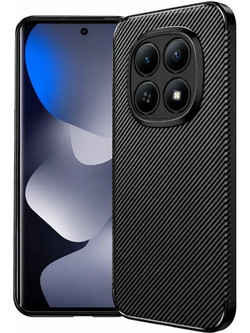 Ancus AutoFocus Carbon Fiber Θήκη Xiaomi Redmi Note 15 Pro 5G Black 52521
