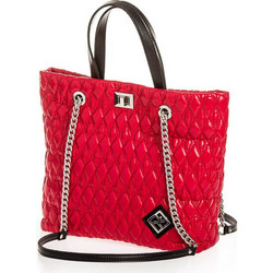PIERRO ACCESSORIES Τσάντα Ώμου Καπιτονέ 90683KPT08 Κόκκινη
