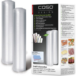 CASO Foil rolls ΣΕΤ Ρολλά για Vacuum Γκοφρέ 28x600 cm, 2 τμχ (Caso) (1223)