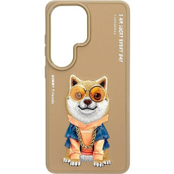 Nimmy Glasses Cool Dog Θήκη για Samsung Galaxy S26 Ultra Beige