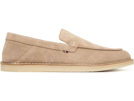 Tommy Hilifger Υποδήματα loafers μπεζ δερμάτινα