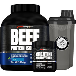 Hydrolyzed Clear Isolate Beef Protein 1814g + Creatine Monohydrate 300g (ProSupps) + Shaker 700ml (Olympian Gods)