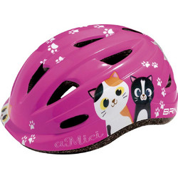 BRN A-Misi Παιδικό Κράνος Ποδηλάτου Inmold Pink 48-50cm CAS46XS