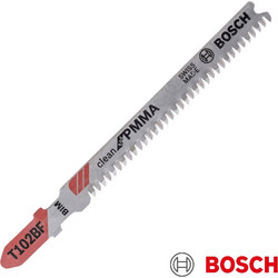 Bosch 2608636781 Πριονόλαμα Σέγας για πλαστικό T102BF Clean for PMMA 5τεμ