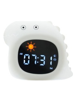 ΦΩΤΑΚΙ ΝΥΚΤΟΣ & ΞΥΠΝΗΤΗΡΙ KIDDOBOO KBJL826 SOUNDGLOW Dino Λευκό