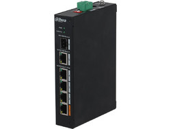 Dahua PFS3106-4ET-60 V2 Unmanaged L2 Switch με 4 Θύρες Ethernet 1Gbps και 1 SFP Θύρα