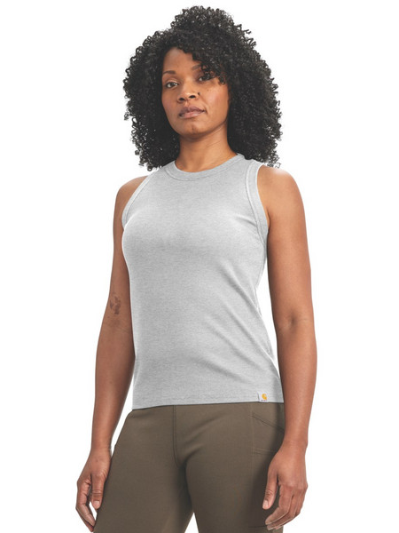 Γυναικεία Αμάνικη Μπλούζα Fitted Ribbed Tank Heather Gray Carhartt 107481-HGY