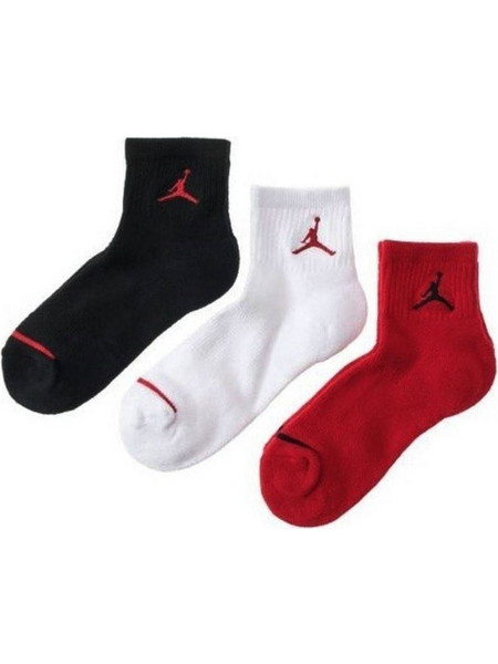 Jordan 3pk Quarter Sock-Kids (RJ0009-R78)