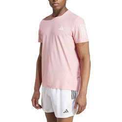 Adidas Own The Run Tee Ανδρικό Αθλητικό T-Shirt Ροζ Χρυσό IV5385