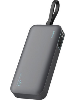Cuktech LPB200N Power Bank 20000mAh 40W με Ενσωματωμένο Καλώδιο USB-C Grey
