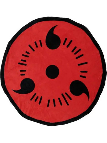 Naruto Shippuden - Sharingan 48 Inch Round Fleece Throw Blanket