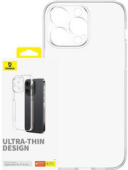 BASEUS IPHONE 15 PRO CASE OS-LUCENT SERIES CLEAR