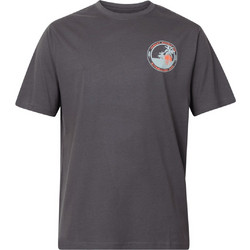 Hurley TEE SS PRINTING PRESS Σκούρο Γκρι