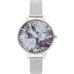Olivia Burton Under The Sea Γυναικείο Ρολόι με Ασημί Μεταλλικό Μπρασελέ OB16US11