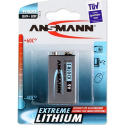 Ansmann Extreme Lithium 9V 1τμχ