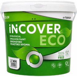 Πλαστικό Χρώμα INCOVER ECO Λευκό - 9LT