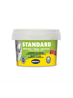 Standard Στόκος Έτοιμος Ακρυλικός Λευκός 6kg Mercola