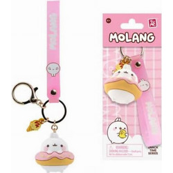 Molang: Snack Time Series - Donut Molang Μπρελόκ με Βραχιόλι