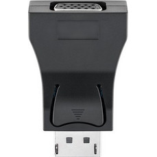 GOOBAY GOOBAY αντάπτορας DisplayPort σε VGA 63489, gold-plated, μαύρος
