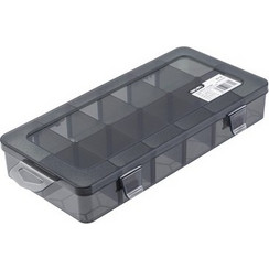DELI DELI ταμπακιέρα DL432304, 12 θέσεων, 26x13.5x4.4cm, πλαστική, μαύρη