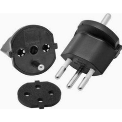 Fixadapter MH 3L 10A 230VAC Schuko/T12 CEE7/7-CH T12