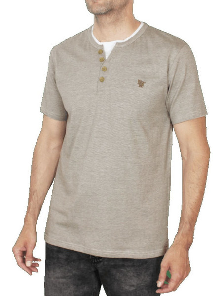FORESTAL Ανδρικό ζαχαρί κοντομάνικο μπλουζάκι t-shirt 741333 VISON