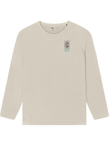 Αντιηλιακή μακρυμάνικη ανδρική μπλούζα Maribo Ls Surf Tee Picture Μπεζ