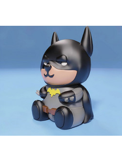Φιγούρα Batman Cute Teddy 3D 3D εκτυπωμένη