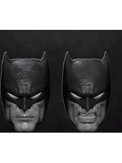 Φιγούρα Custom Head Collection Old Batman 3D εκτυπωμένη