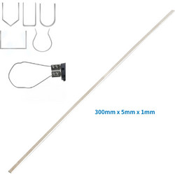 ΜΕΤΑΛΛΙΚΗ ΤΑΙΝΙΑ 300*5*1MM ΓΙΑ ΚΟΦΤΗ ΧΕΙΡΟΣ MINOVA